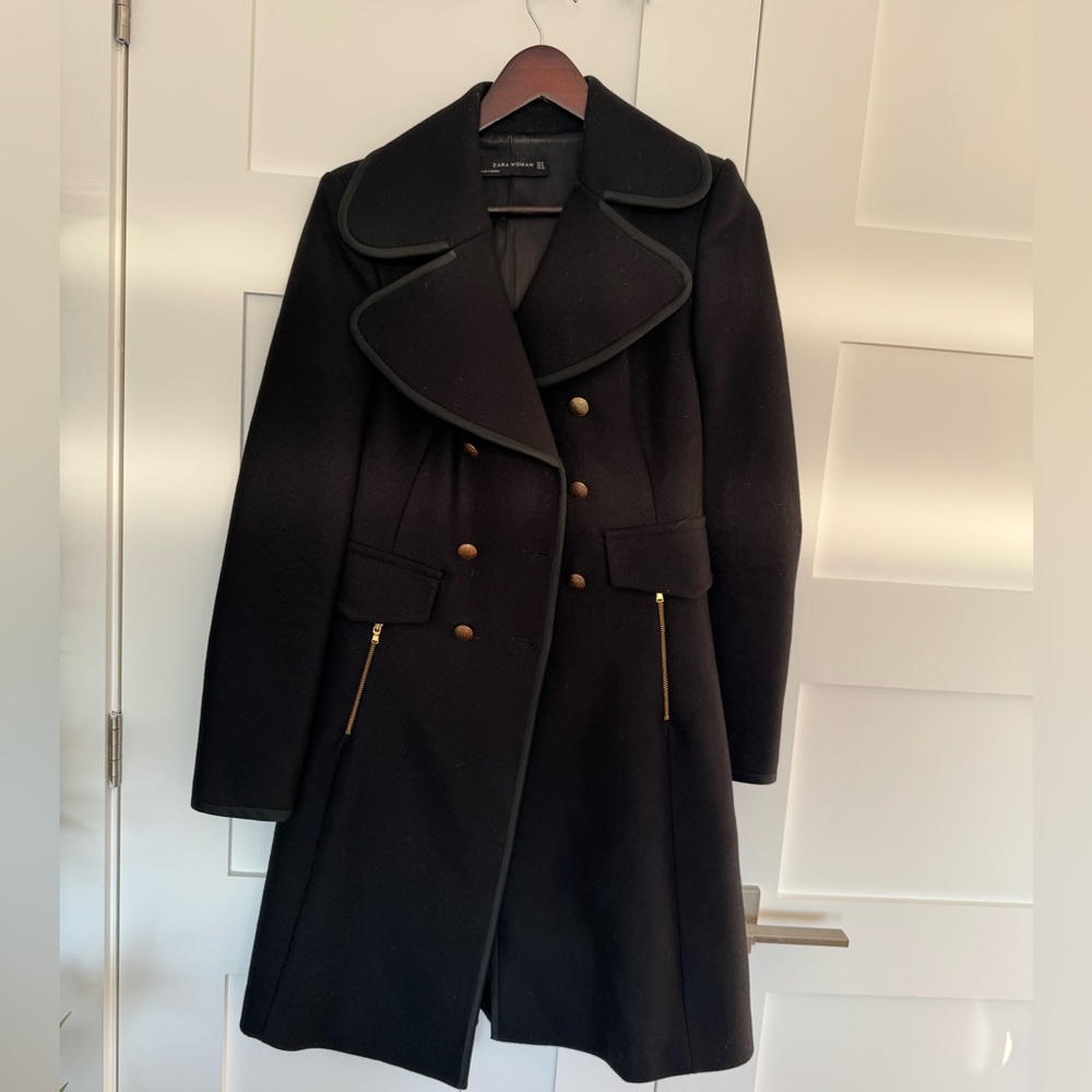 Wool trench coat Zara